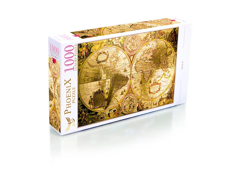 1000 Parça Dünya Haritası — Phoenix Puzzle