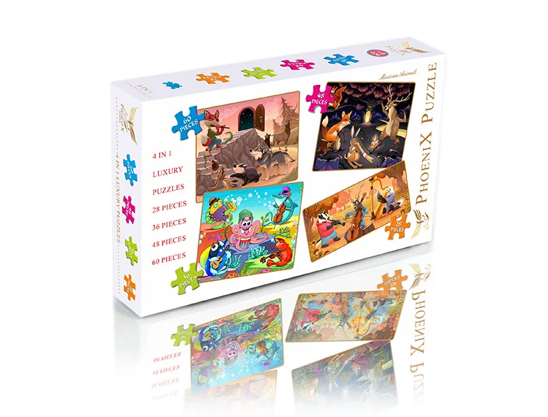 4 Puzzle 1 Kutuda Musician Animals — Phoenix Puzzle