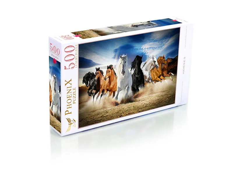 500 Parça Koşan Atlar — Phoenix Puzzle