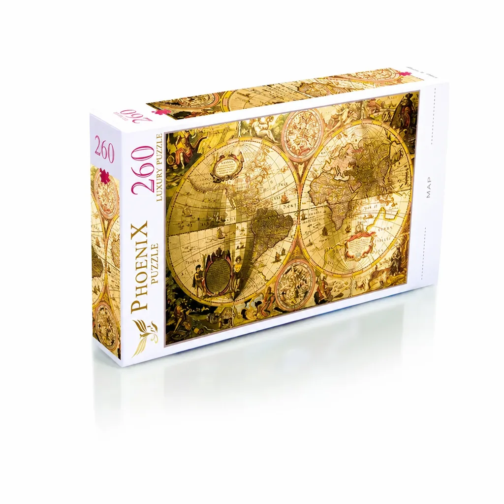 260 Parça Antik Dünya Haritası — Phoenix Puzzle