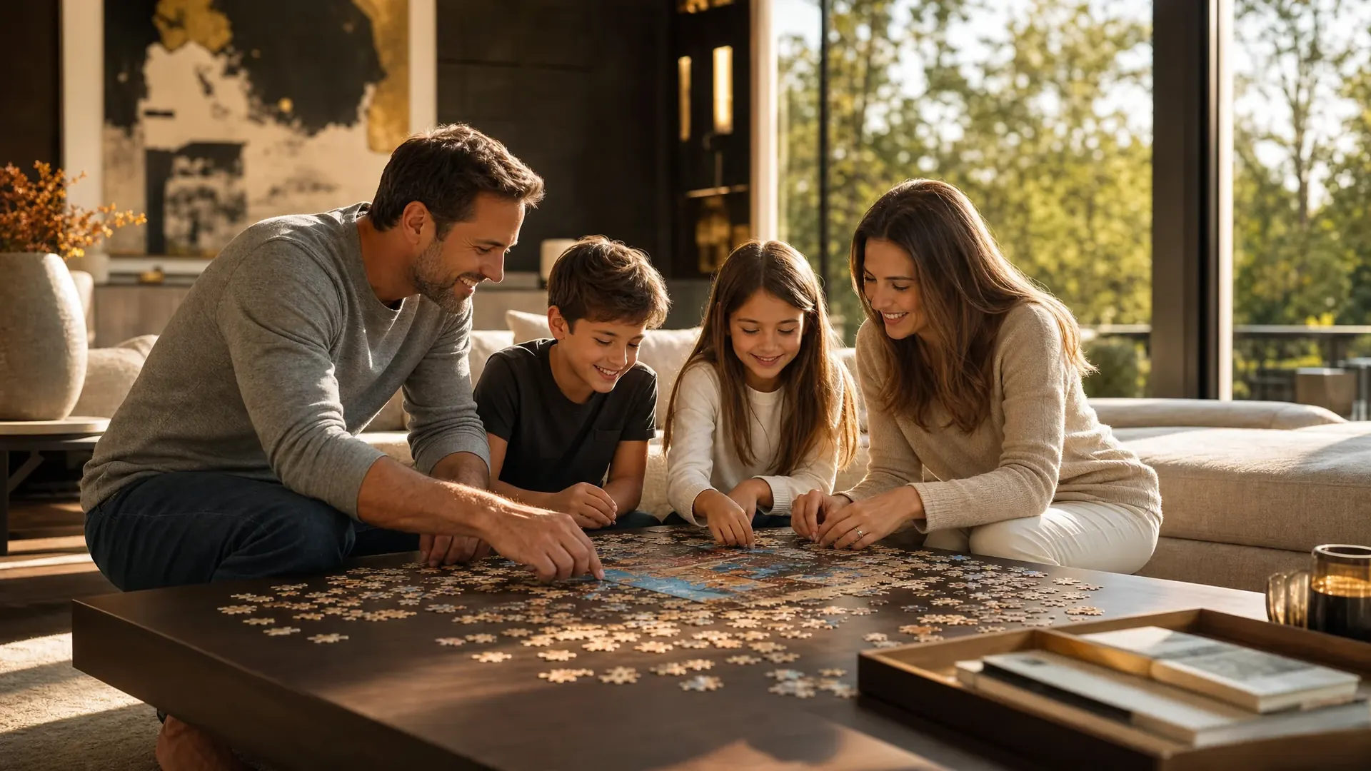 Ailece evde puzzle keyfi — Phoenix Puzzle