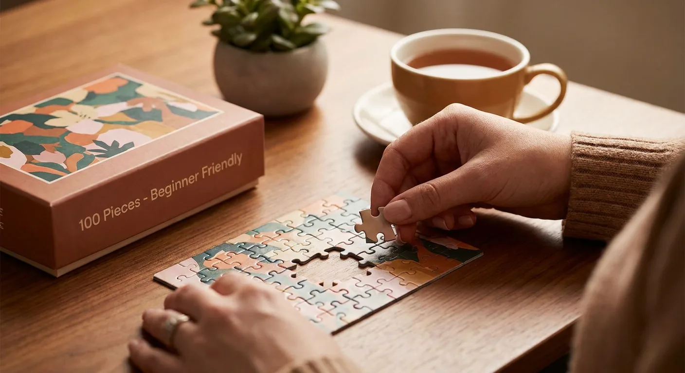 Yeni başlayanlara ideal — 100 parça mini puzzle